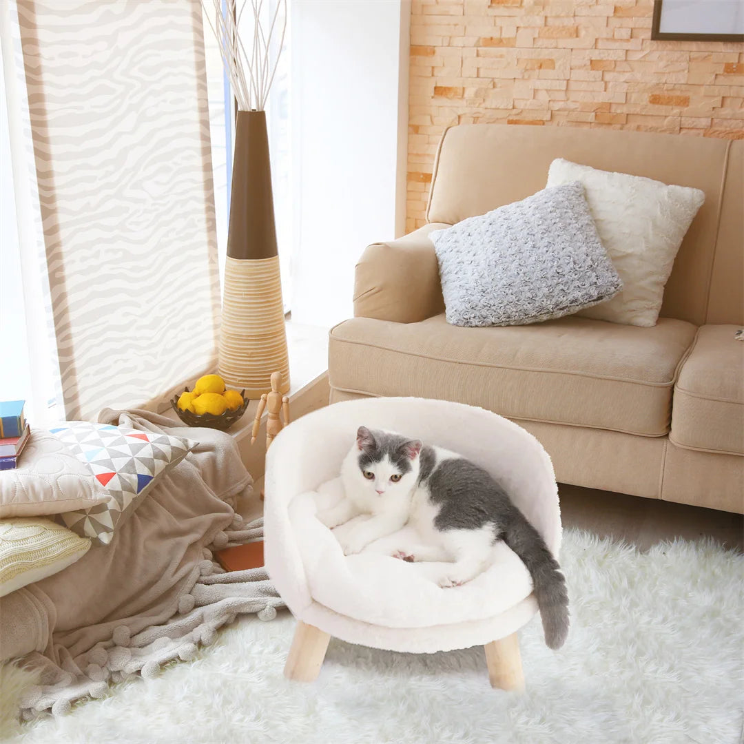 Luxury pet Bed Soft Warm Plush Fabric
