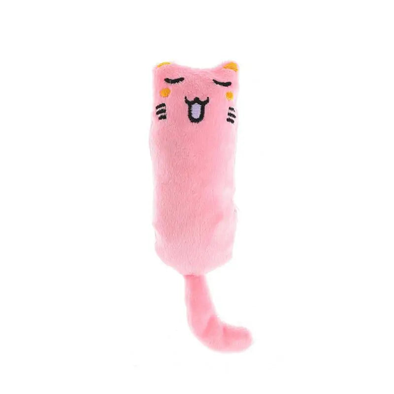 Cat Interactive Plush Cat Toy Chewing Squeaky Toy