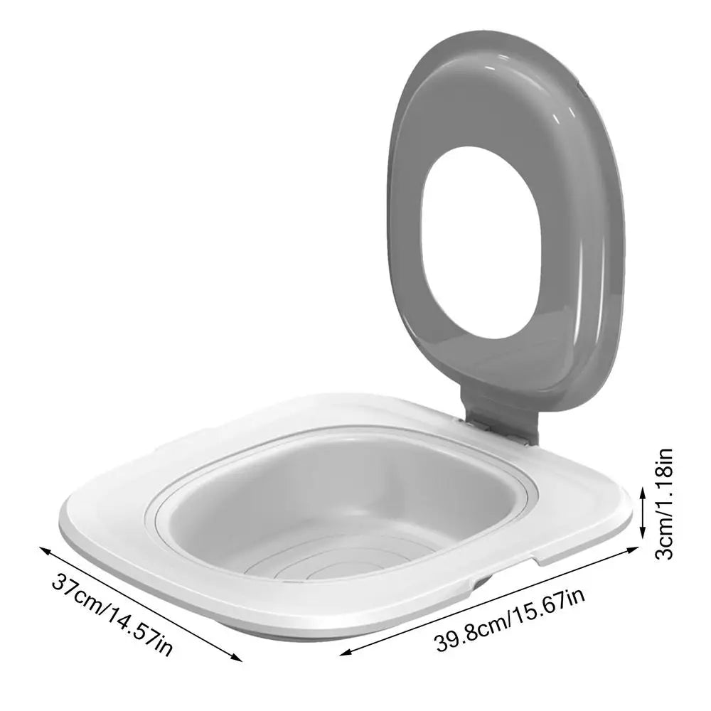 Portable Litter Tray Toilet Training Kitten Potty System Reusable Toilet