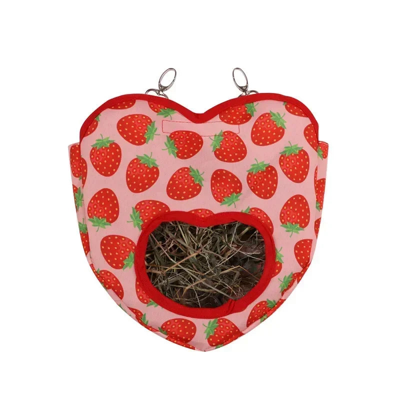 Guinea Pig or Rabbit Hay Feeder with Hooks Hanging