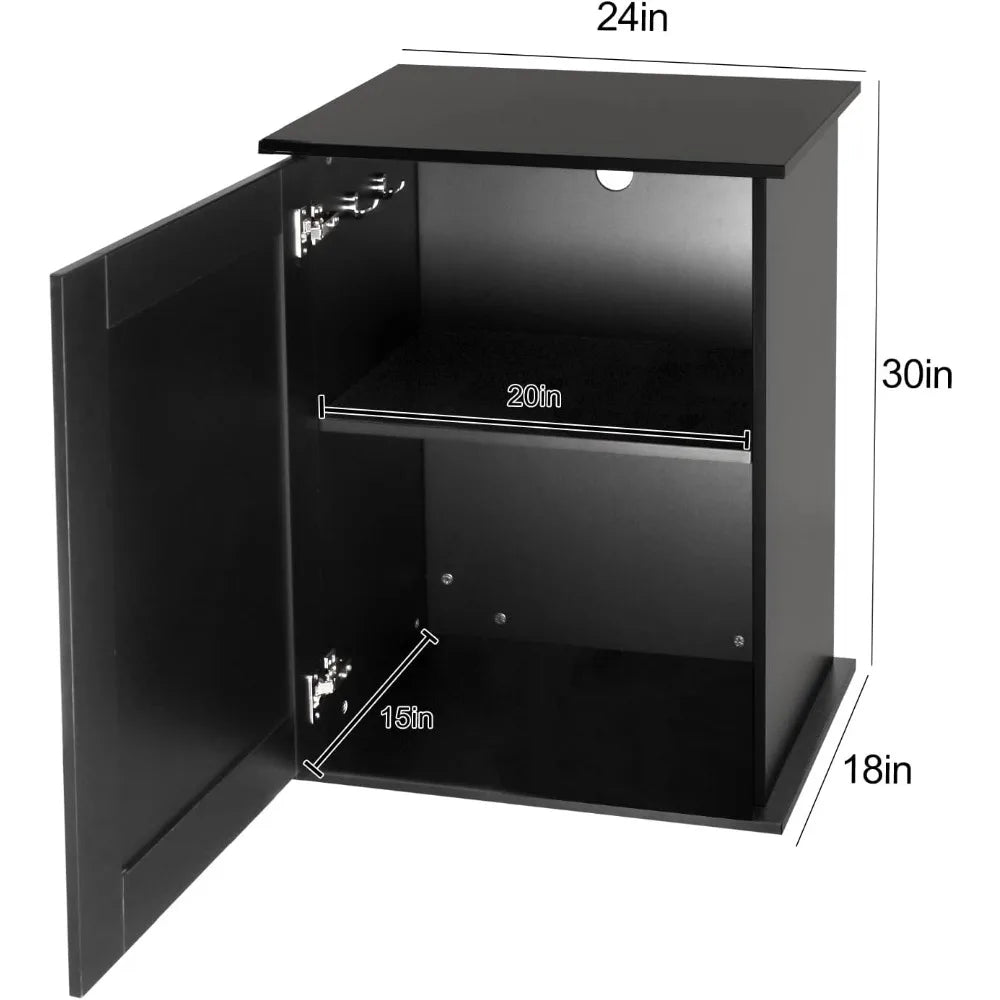 Reptile Terrarium Stand Wooden Terrarium Cabinet with Storage
