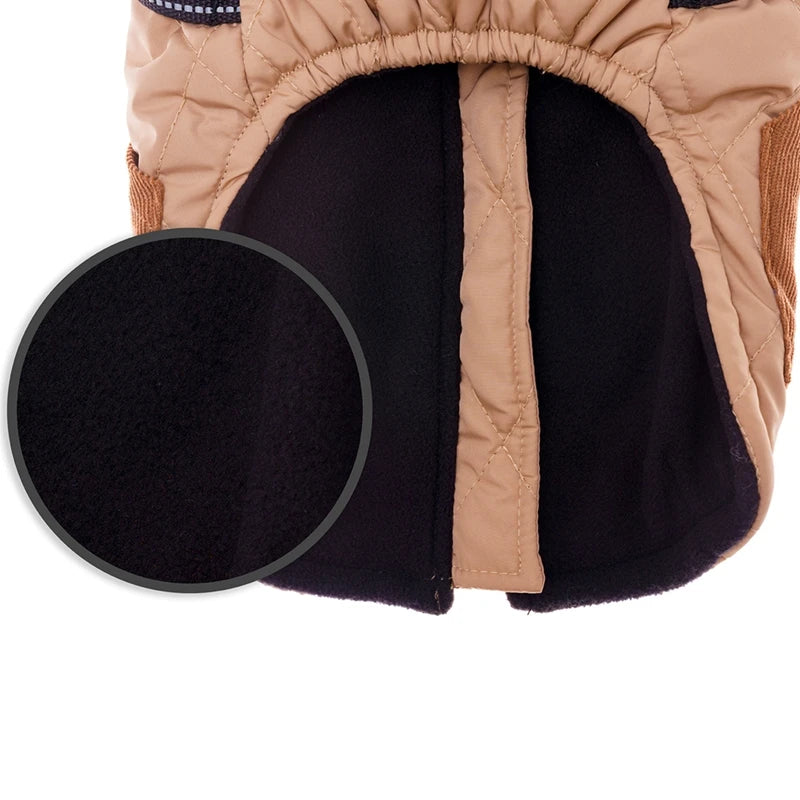Winter Dog Windproof Coat With Harness