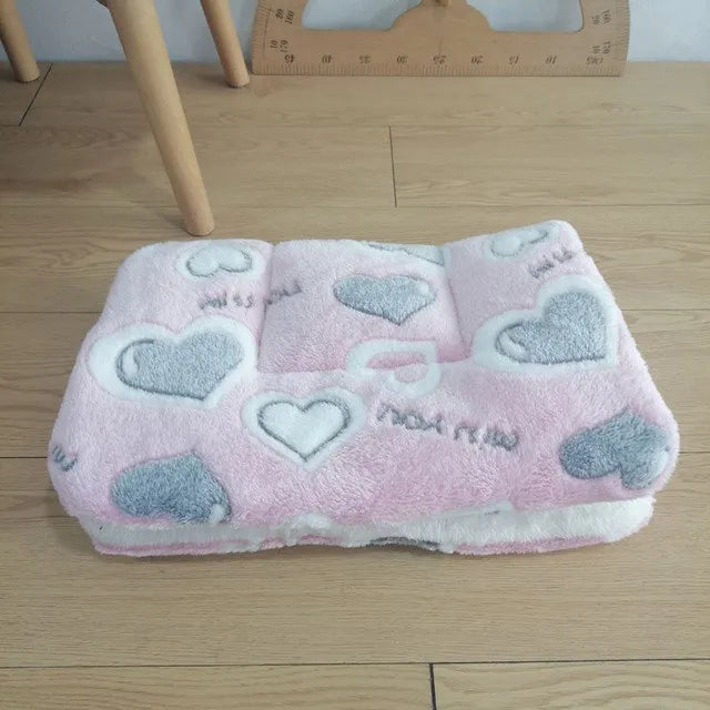 Flannel Pet Mat Thickener Bed Dog Or Cat Bed