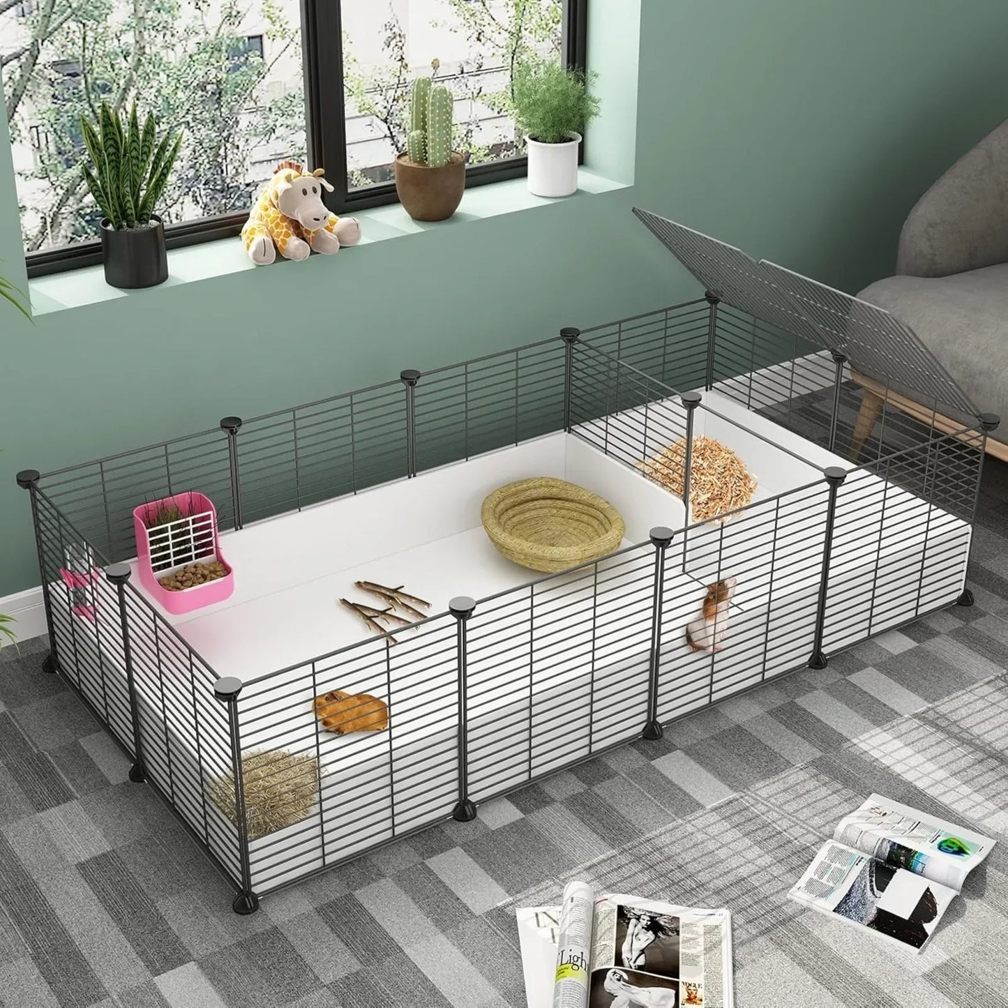 Guinea Pig Cage indoor Habitat Cage