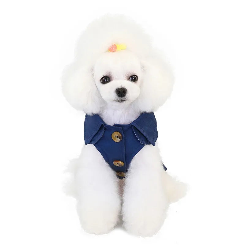 Fashion British Style Dog Winter Thicken Jacket Coat