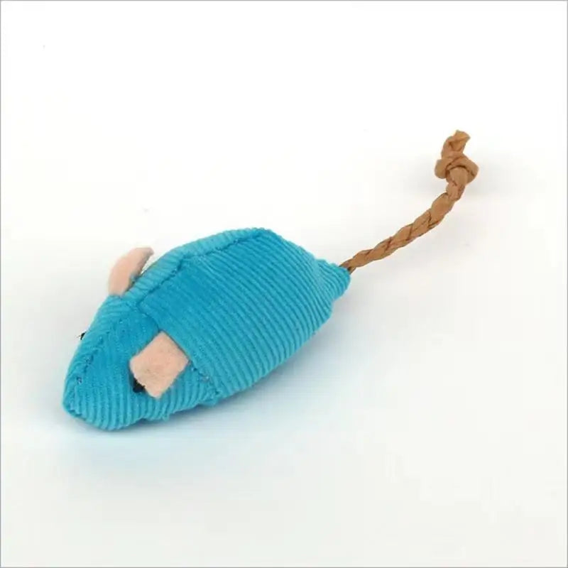 1~40PCS Pet Toy Catnip Mice Plush Mouse Cat Toy