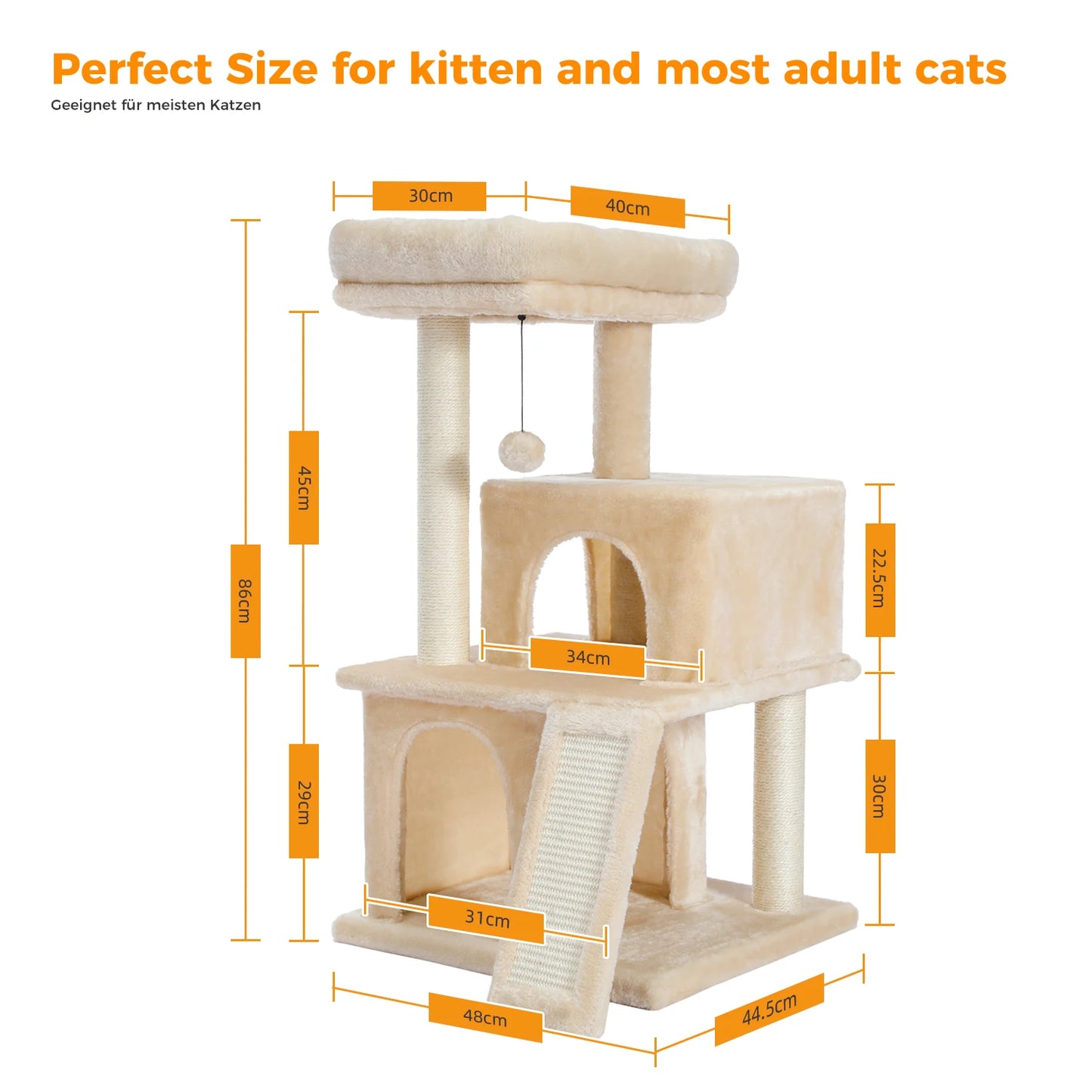 Cat Climbing Frame Scratching Post Tree