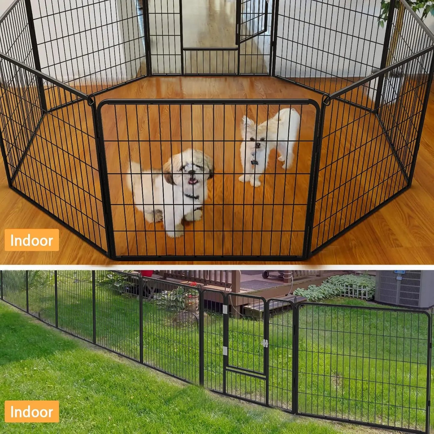Heavy Duty Metal Dog Playpen for Pets