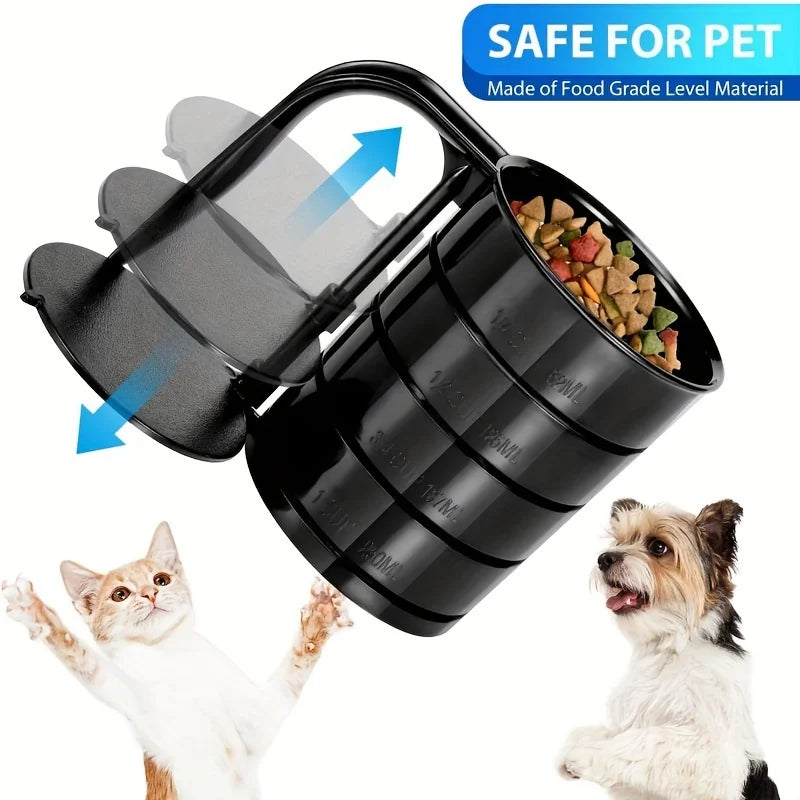 Dog Food Scooper 4 Capacity Cup In 1