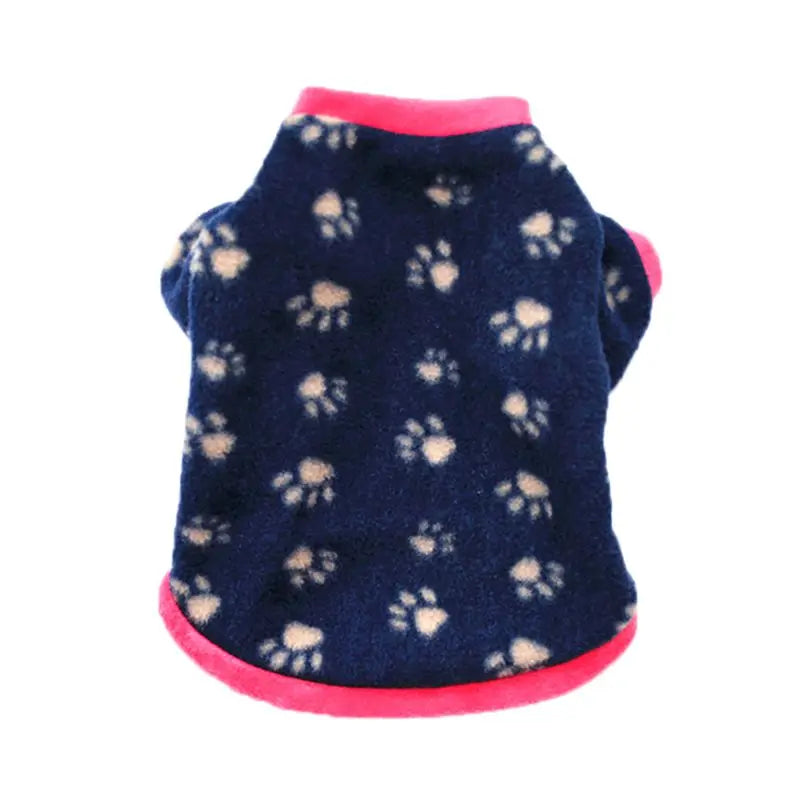 Warm Fleece Pet Dog Clothes Cute Coat