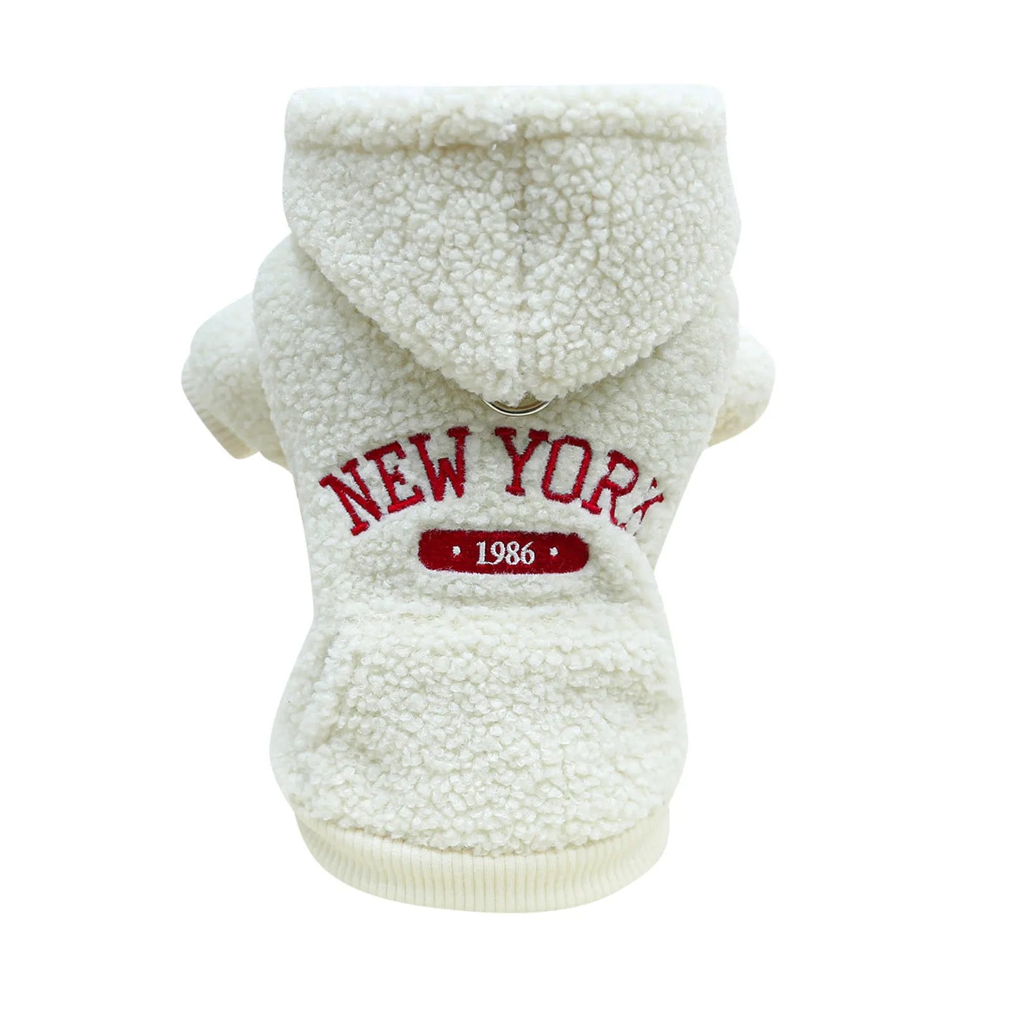 Dog Or Cat Clothing Lamb Wool Autumn/Winter Hoodie