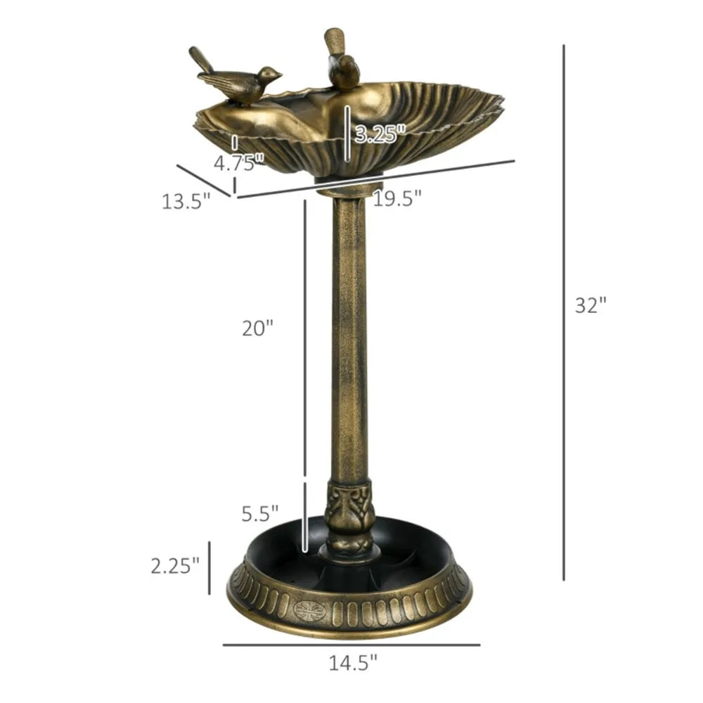 bird feeder or bird bath gardening fountain