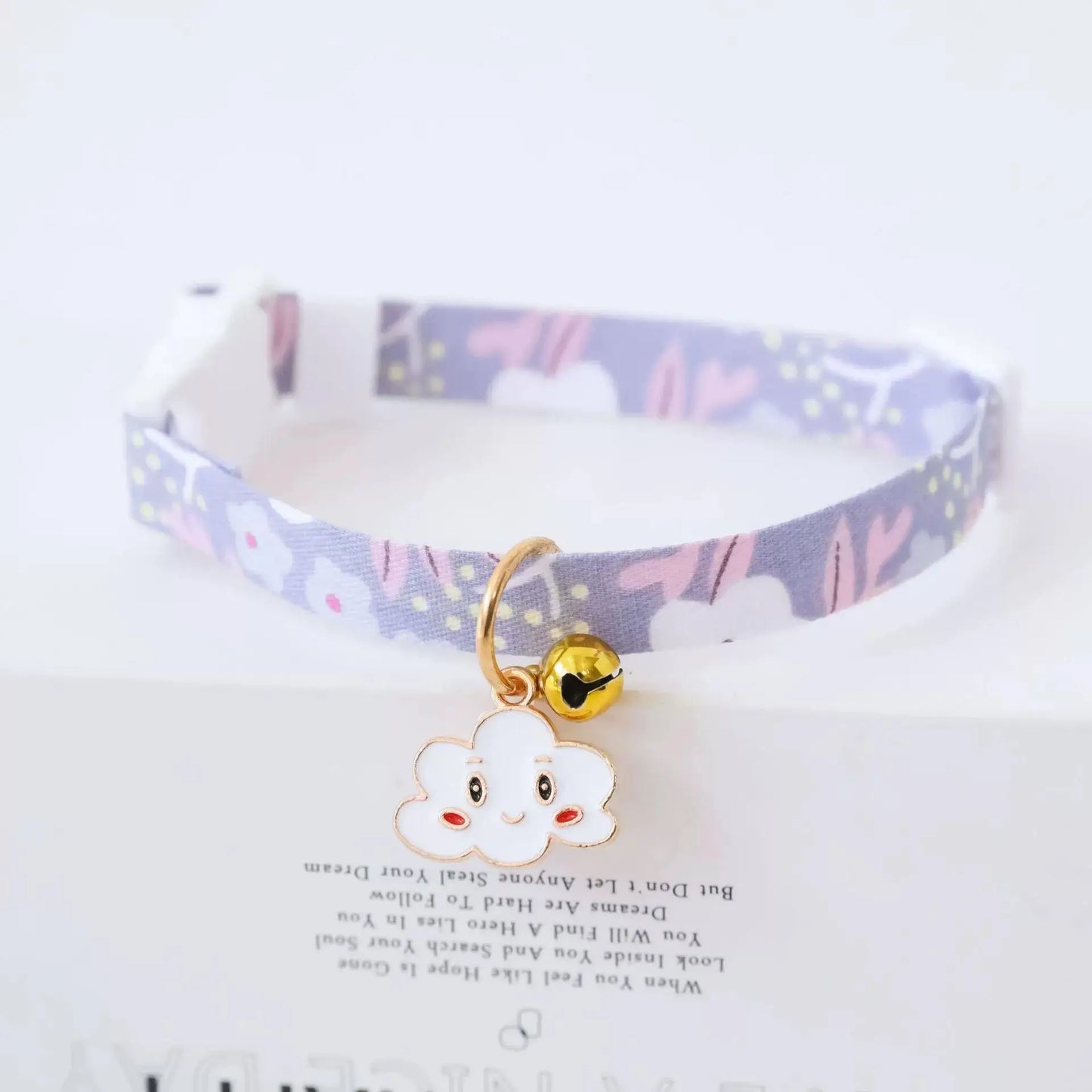 ins styal Pet Collar Safety moon Tie Adjustable Neck Strap
