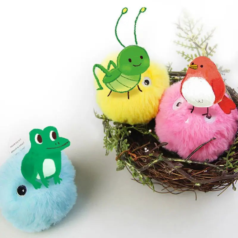 Interactive Sound Ball Plush Electric Catnip Training Toy
