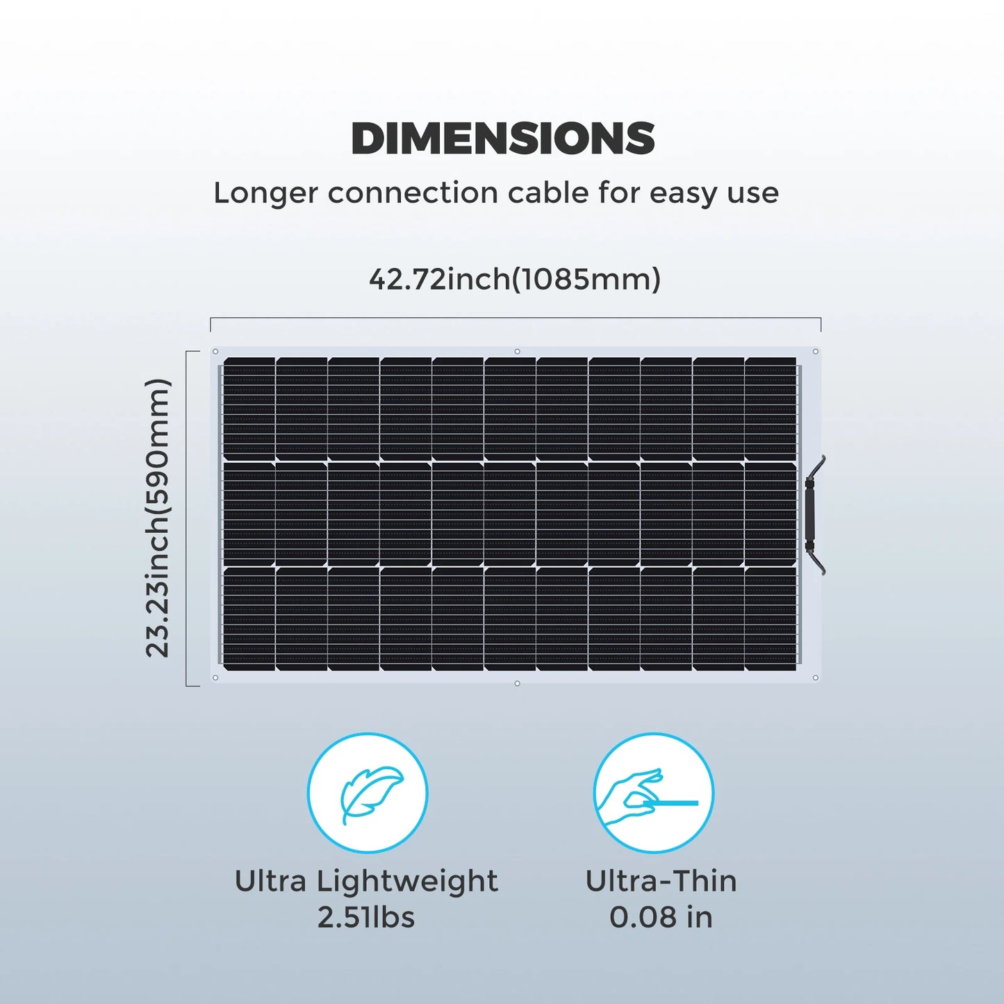 Pet BOGUANG Semi- Flexible Solar Panel Balcony Photovoltaic PV