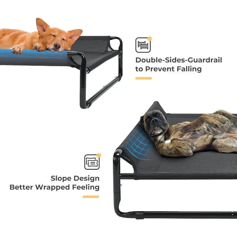 Cooling Elevated Dog Bed Washable Breathable Mesh