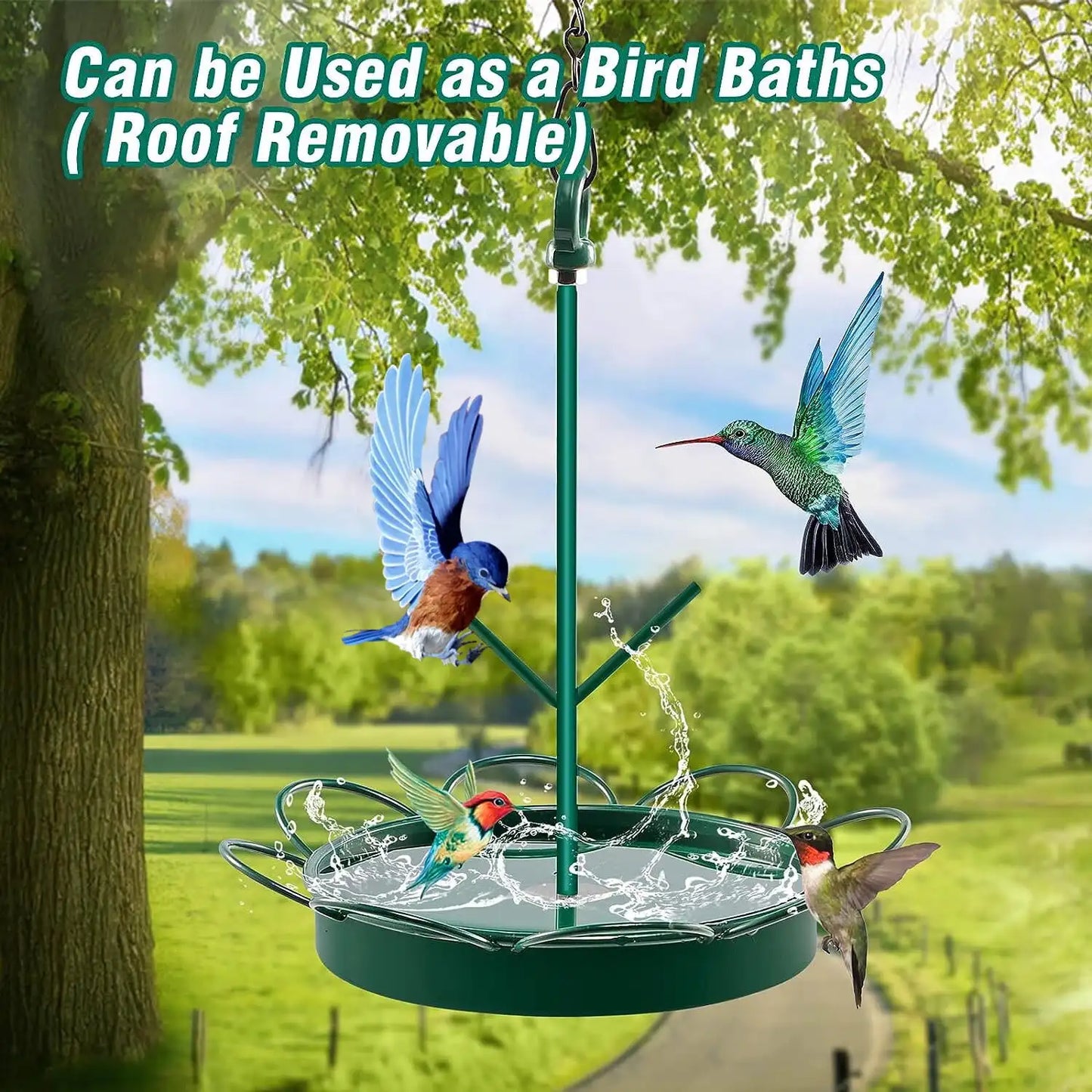 Metal Wild Bird Feeder for Hanging Feeders