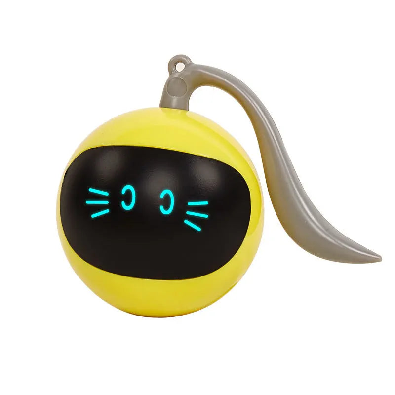 Smart Interactive Cat Toy Colorful LED Self Rotating Pet Ball