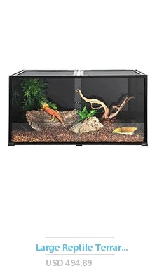 Reptile Terrarium Amphibian Tank Habitat