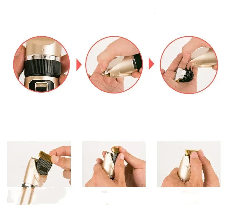 Professional Pet Shaving Dog Hair Trimmer Clipper Rechargeable
