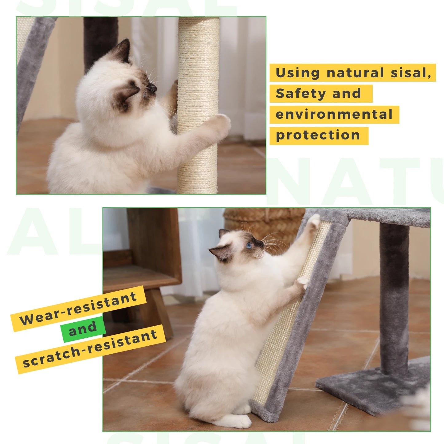 Cat Climbing Frame Scratching Post Tree