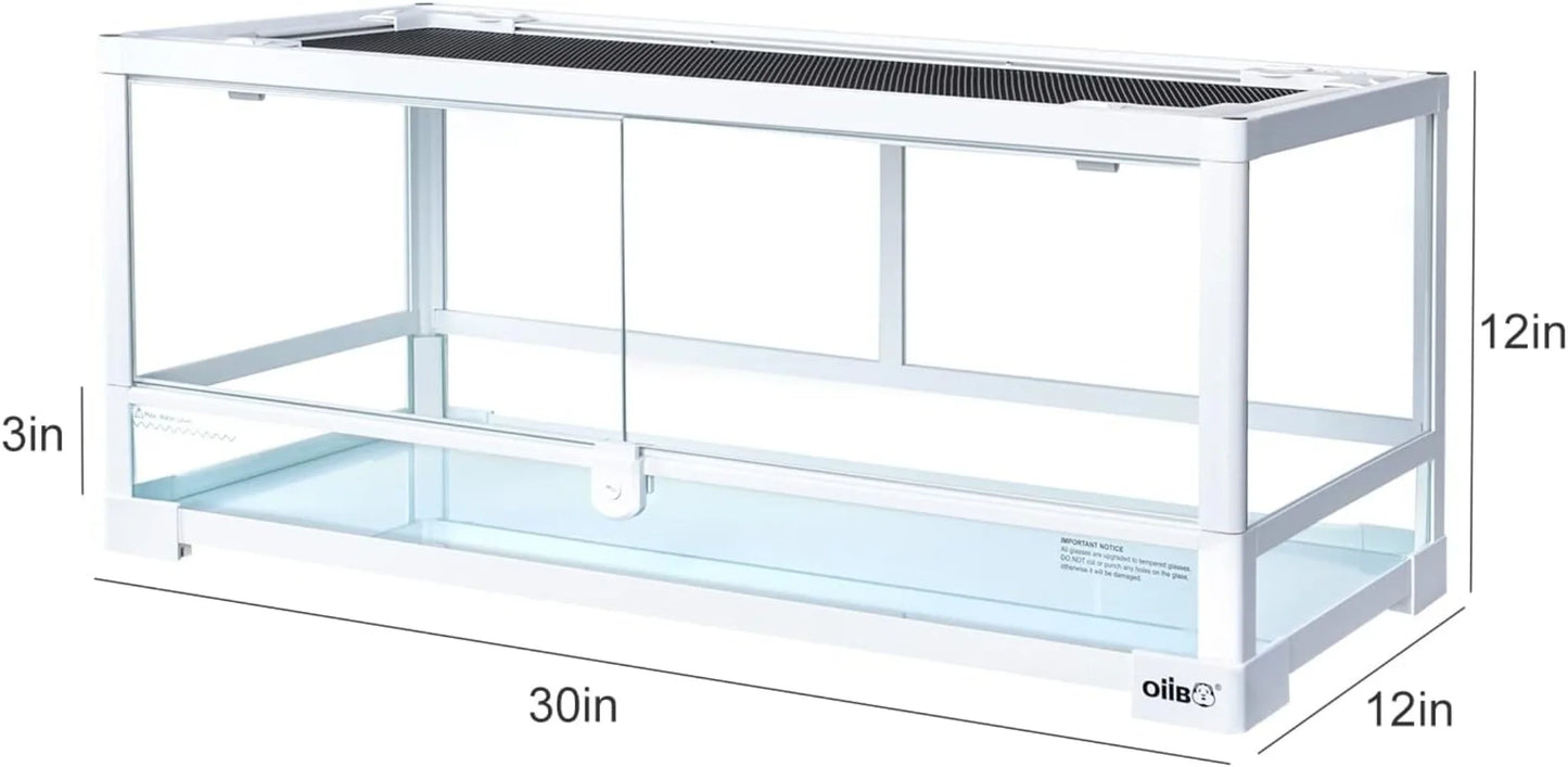Full Glass Long Tank Reptile Terrarium