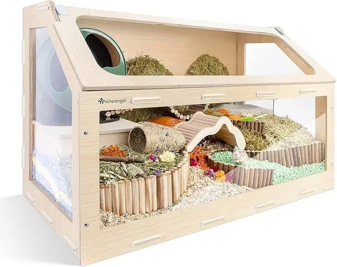 Niteangel Vista Hamster Cage W/Oblique Opening Cage Door