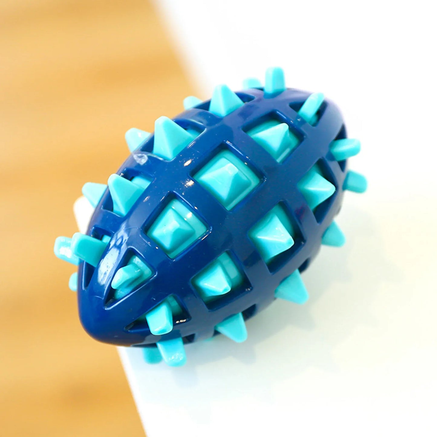 Squeaky Dog Toys For Aggressive Chewers Rubber Chew Ball With Squeaker