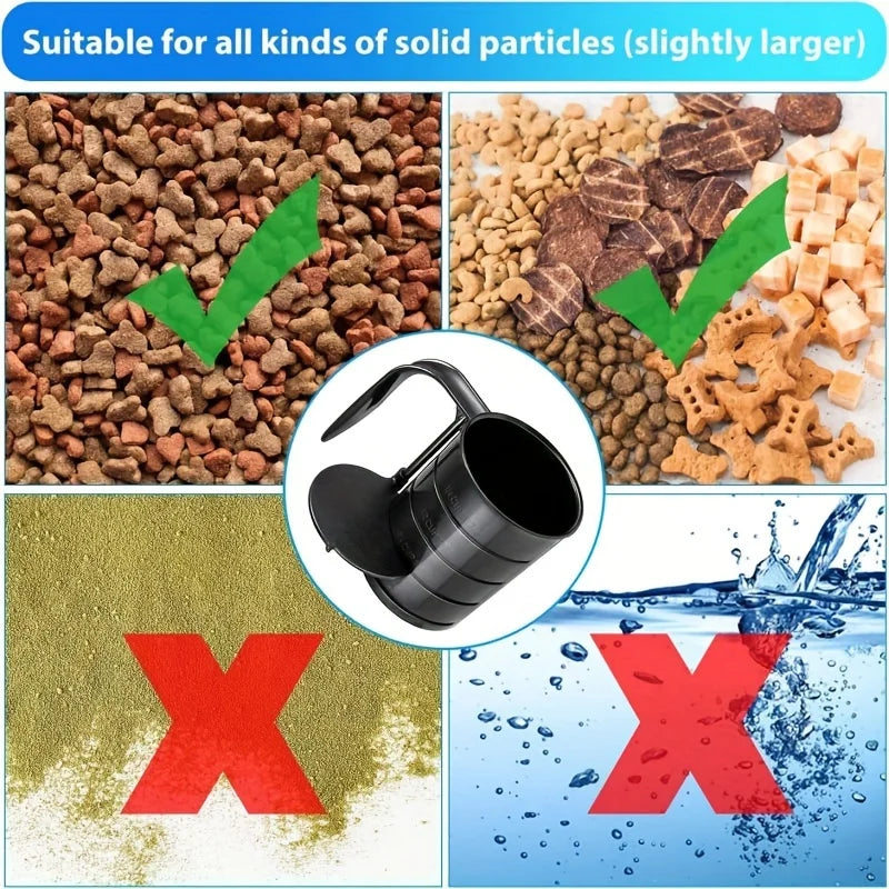 Dog Food Scooper 4 Capacity Cup In 1