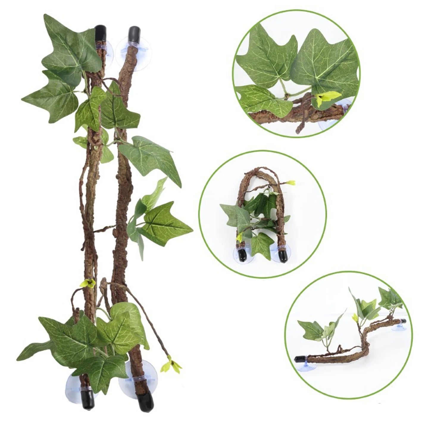 Reptile Corner Branch Terrarium Plant Decoration for Amphibian