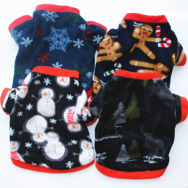 Warm Fleece Pet Dog Clothes Cute Coat