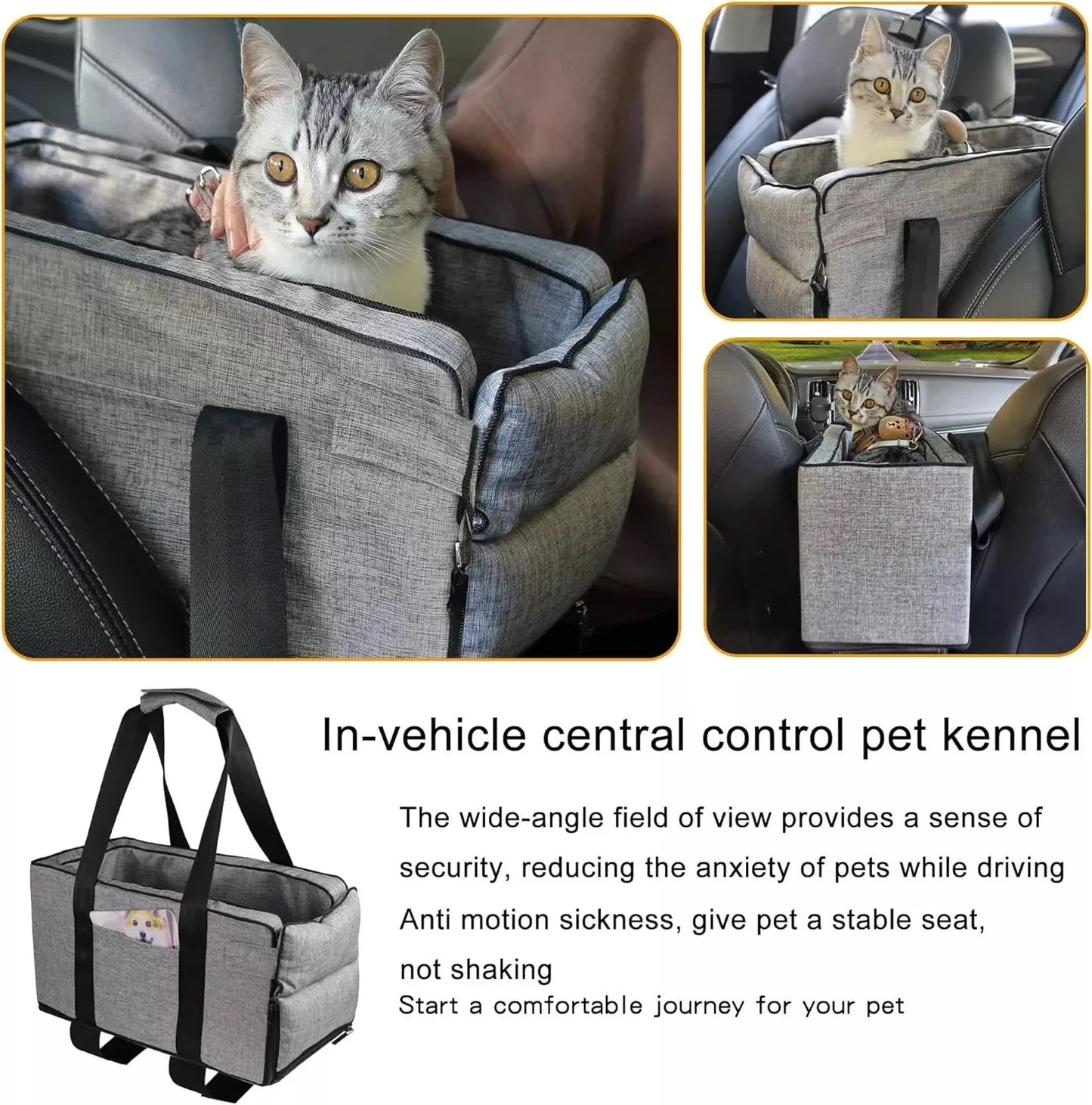 Pet Safety Booster Seat Central Car Seat