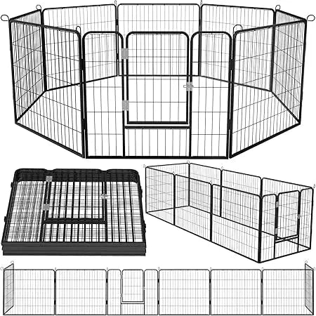 Heavy Duty Metal Dog Playpen for Pets