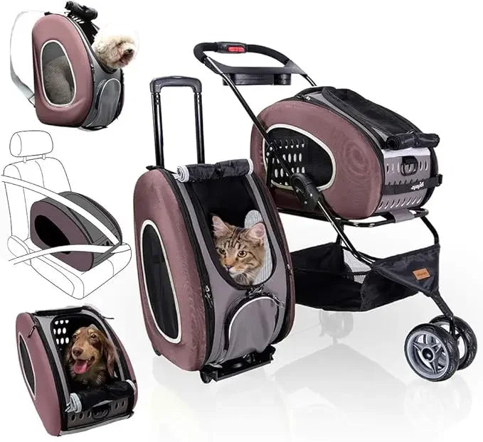 Five in One Foldable Small pet Combination stroller