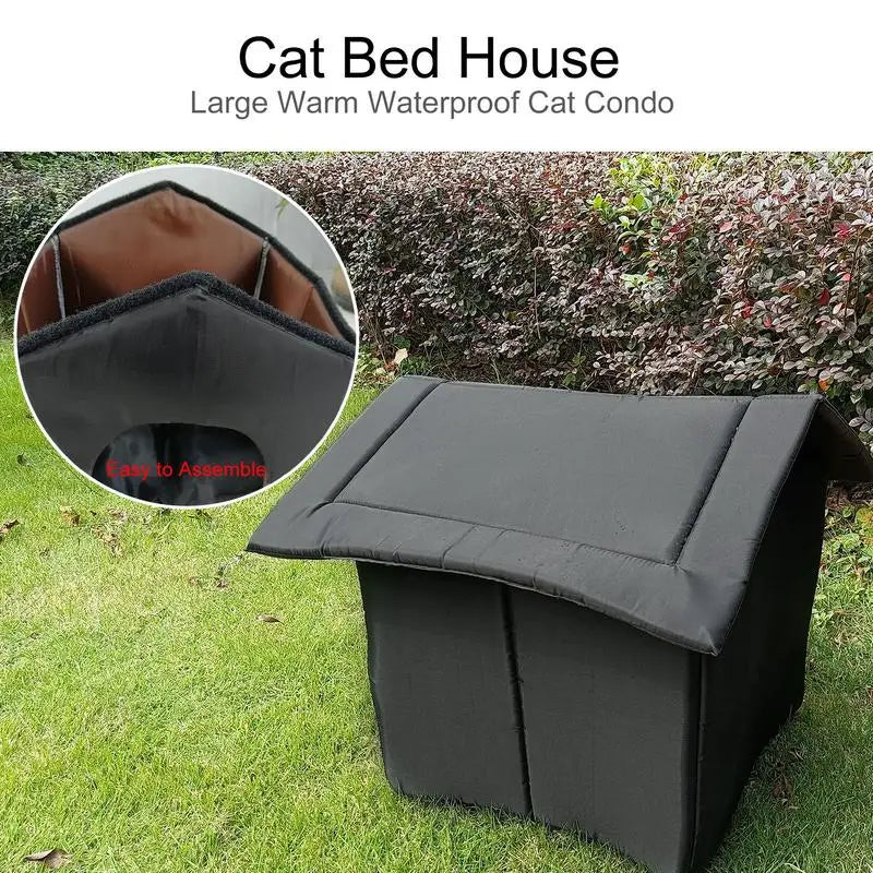 Foldable Cat House Outdoor Waterproof Pet House