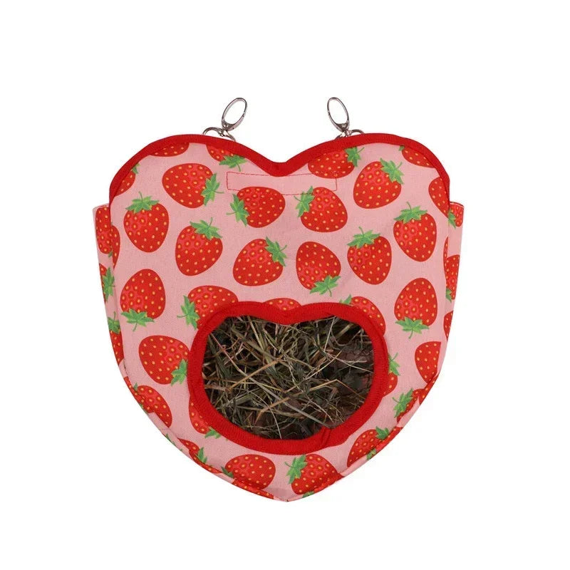 Guinea Pig or Rabbit Hay Feeder with Hooks Hanging