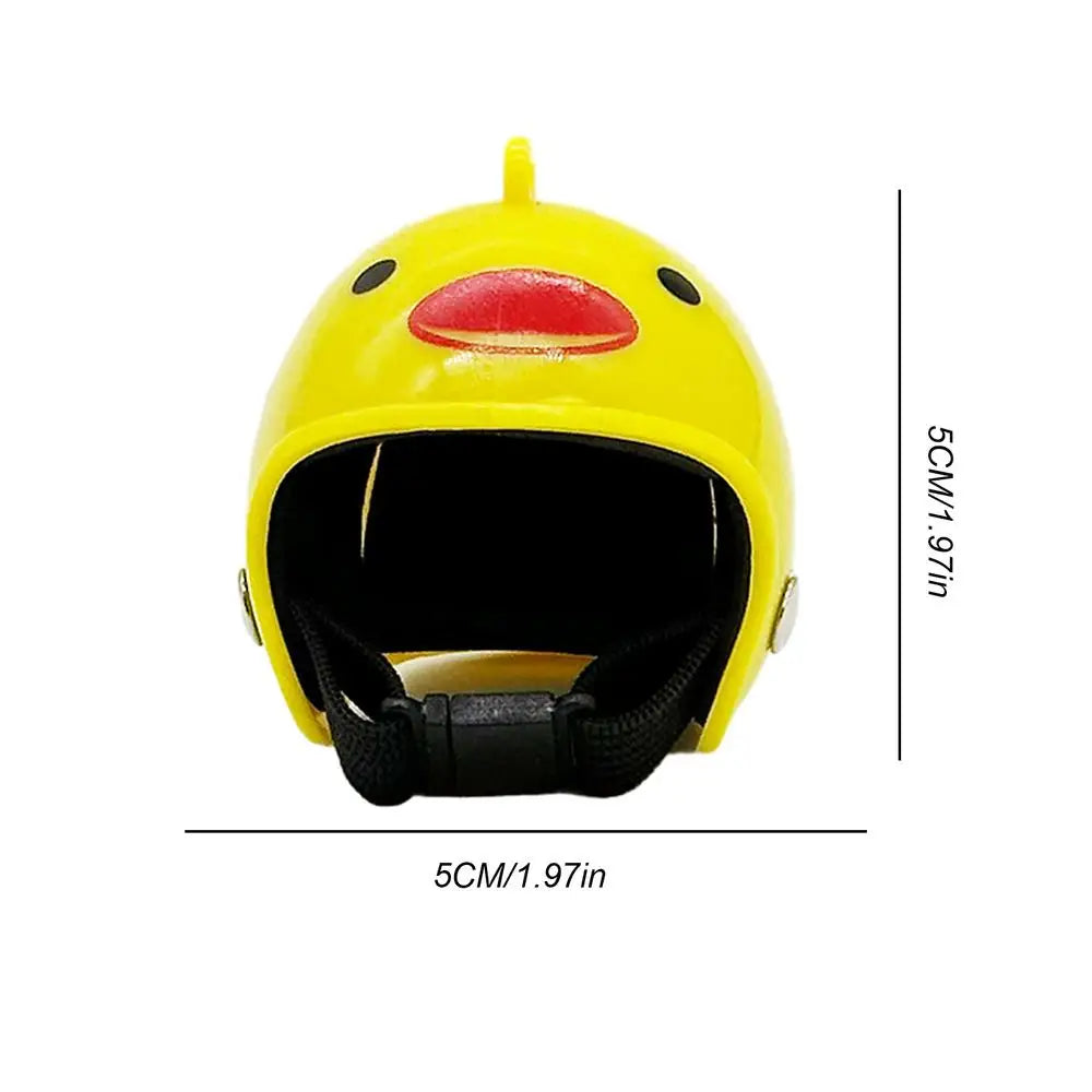 MIni Safety Hat Adjustable Hard Hat For Chicks Parakeets Parrots Birds Ducks