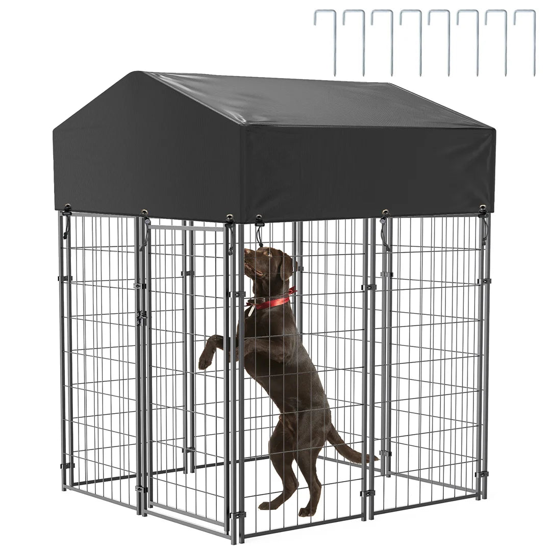 64.9” Heavy Duty Dog Kennel Welded Metal Playpen
