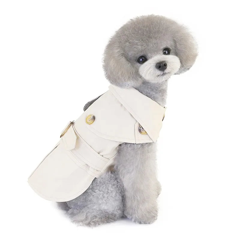 Fashion British Style Dog Winter Thicken Jacket Coat
