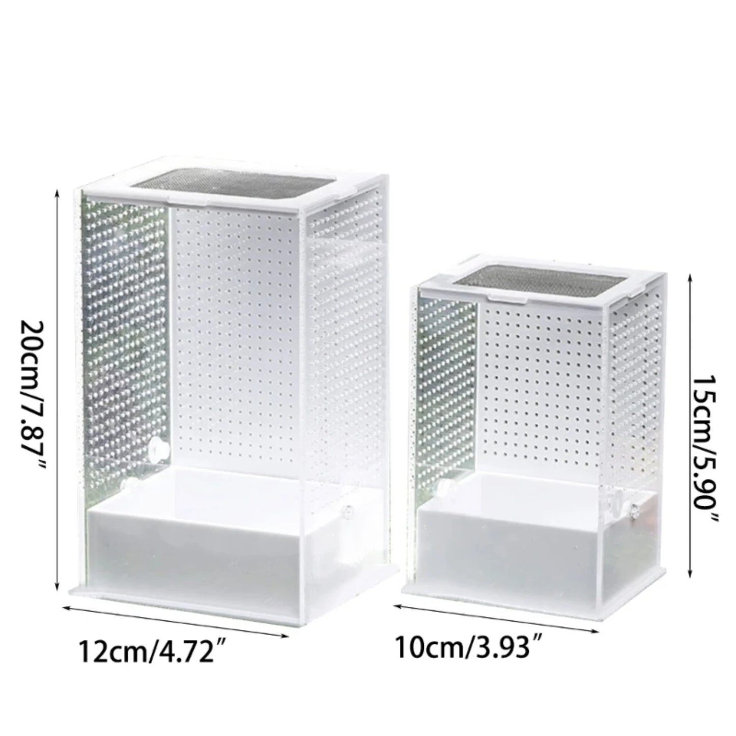 Transparent Feeding Box and Breeding Tanks for Household Use