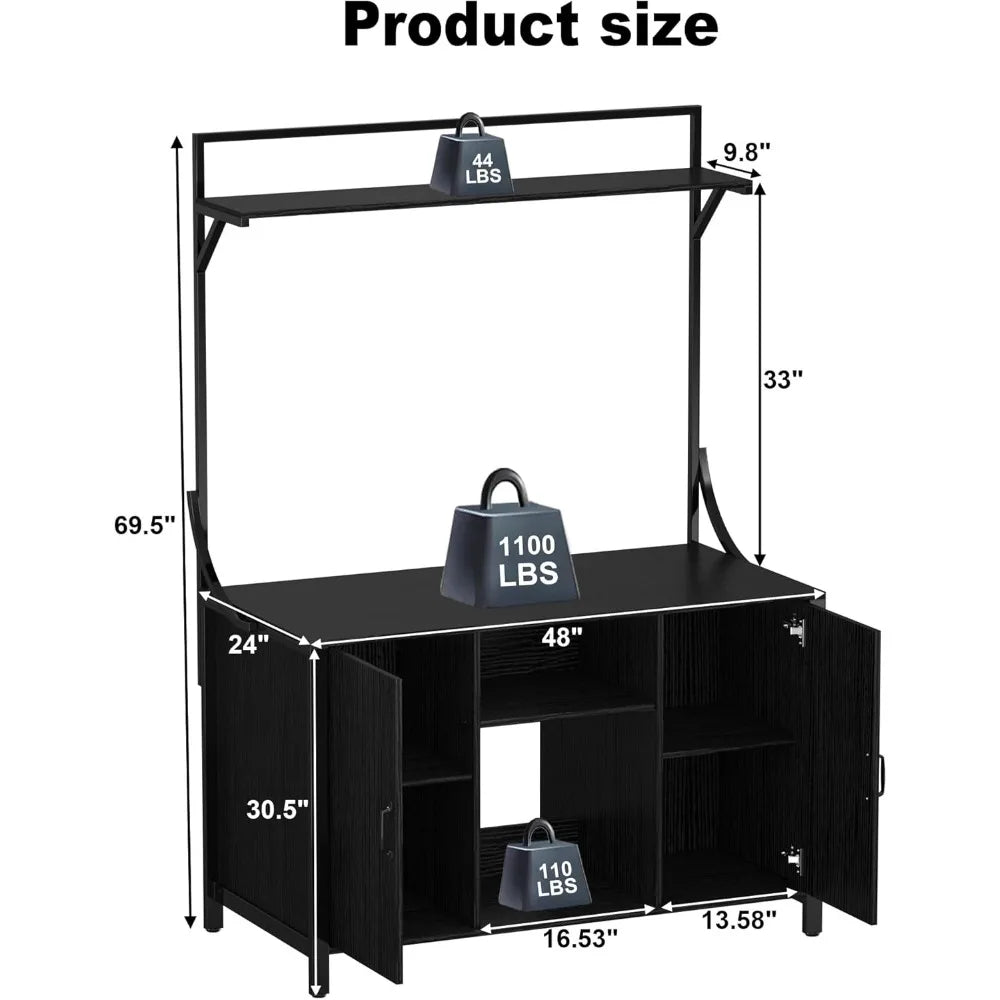 Reptile Tank Stand Stand with Cabinet