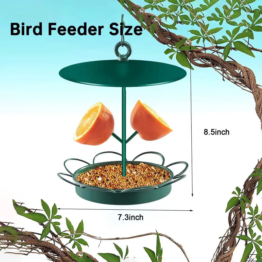 Metal Wild Bird Feeder for Hanging Feeders