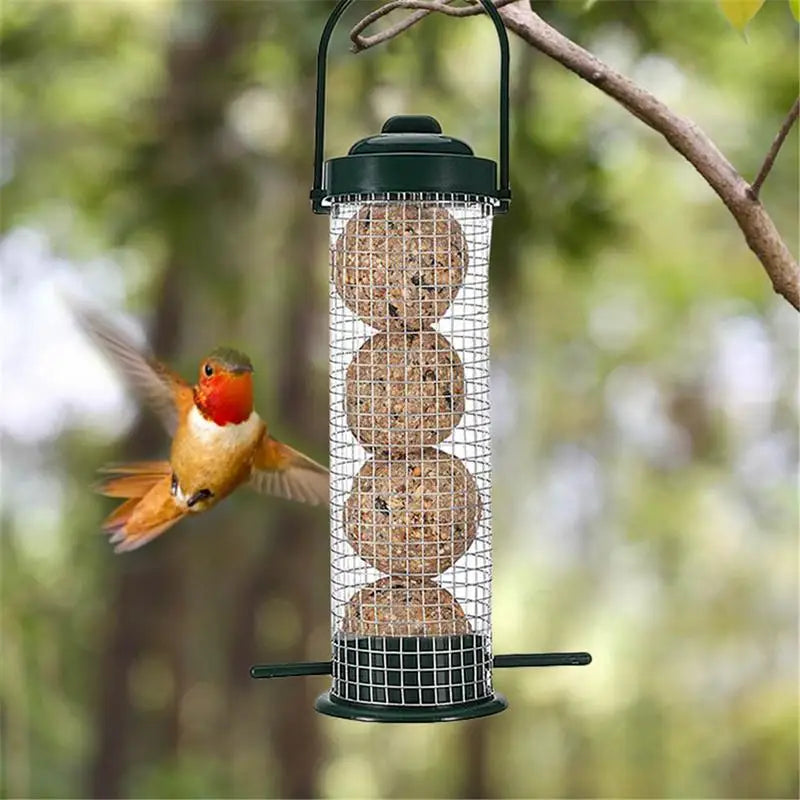 Bird Feeder Standing Dumplings Grease Ball Rack Holder Outdoor Food