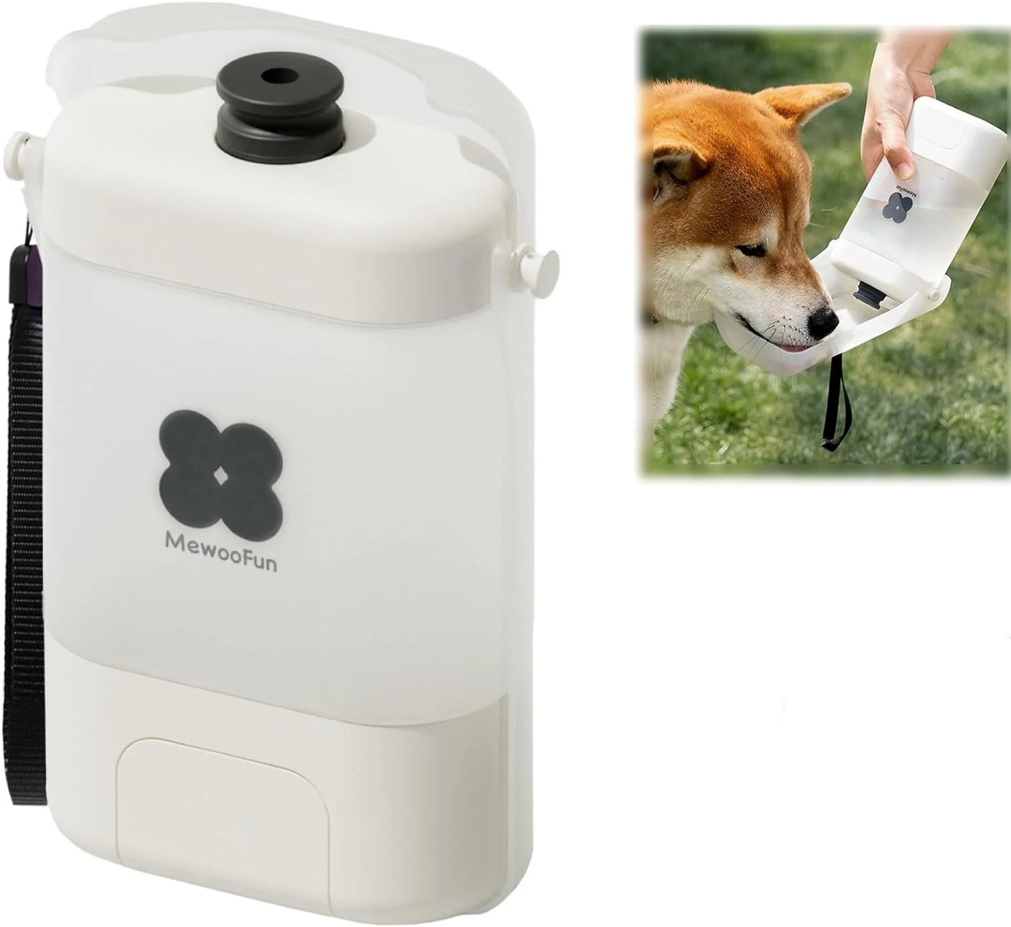 Mewoofun Portable Dog Water Bottle Leak Proof Water Bottle
