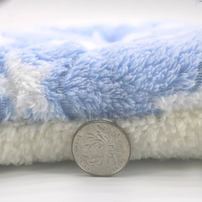 Soft Cat Bed Mats Short Plush Pet Sleeping Bed Mats