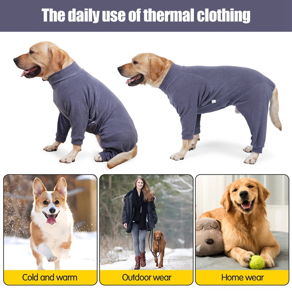 Winter Warm Dog Pajamas Clothes Coat