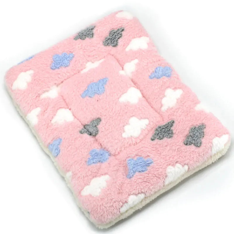 Soft Cat Bed Mats Short Plush Pet Sleeping Bed Mats