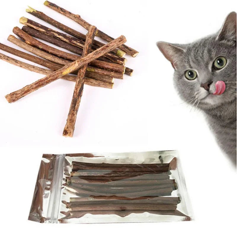 Cat Chew Toys Catnip Matatabi Silvervine Sticks