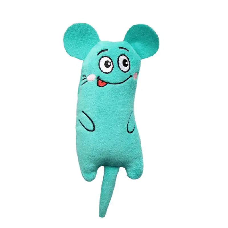 Cat Interactive Plush Cat Toy Chewing Squeaky Toy