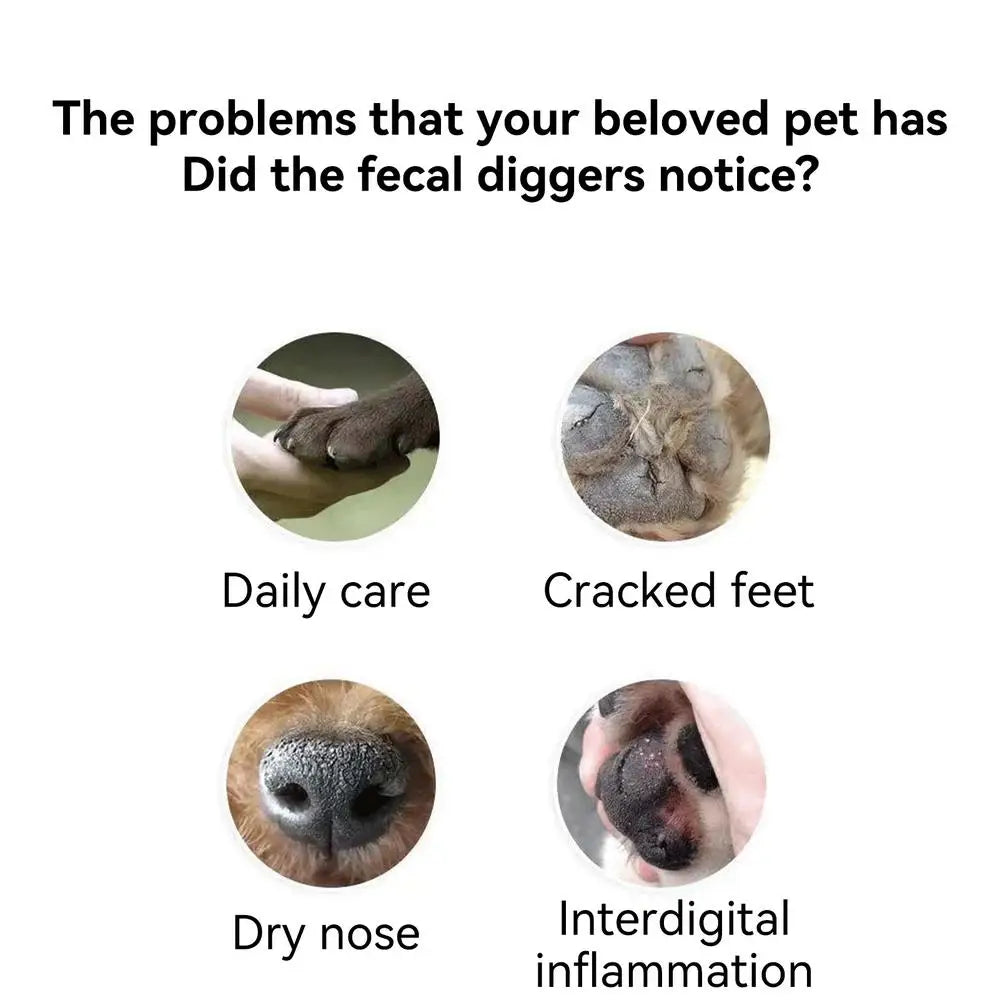 Pet Foot & Nose Balm Helps soothe and protect dry, cracked noses and paws